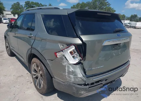 2020 Ford Explorer Platinum z USA, uszkodzony, nr VIN 1FM5K8HC1LGA48952